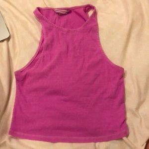 hot pink halter top
